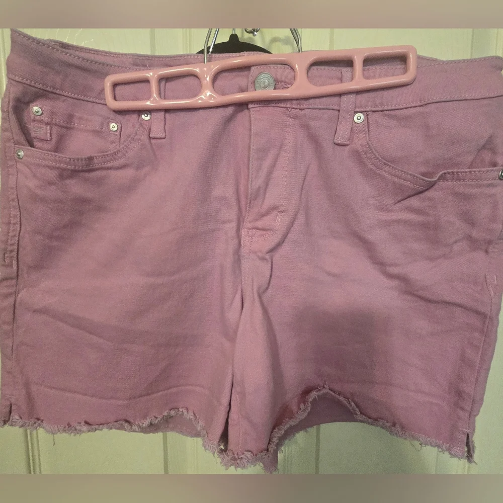 Women's Seven Pink Denim Shorts